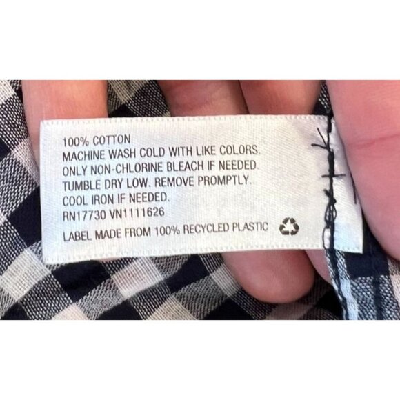 Ava & Viv Womens Multicolor Casual Button Down Flannel Shirt Size 2X - Picture 8 of 8